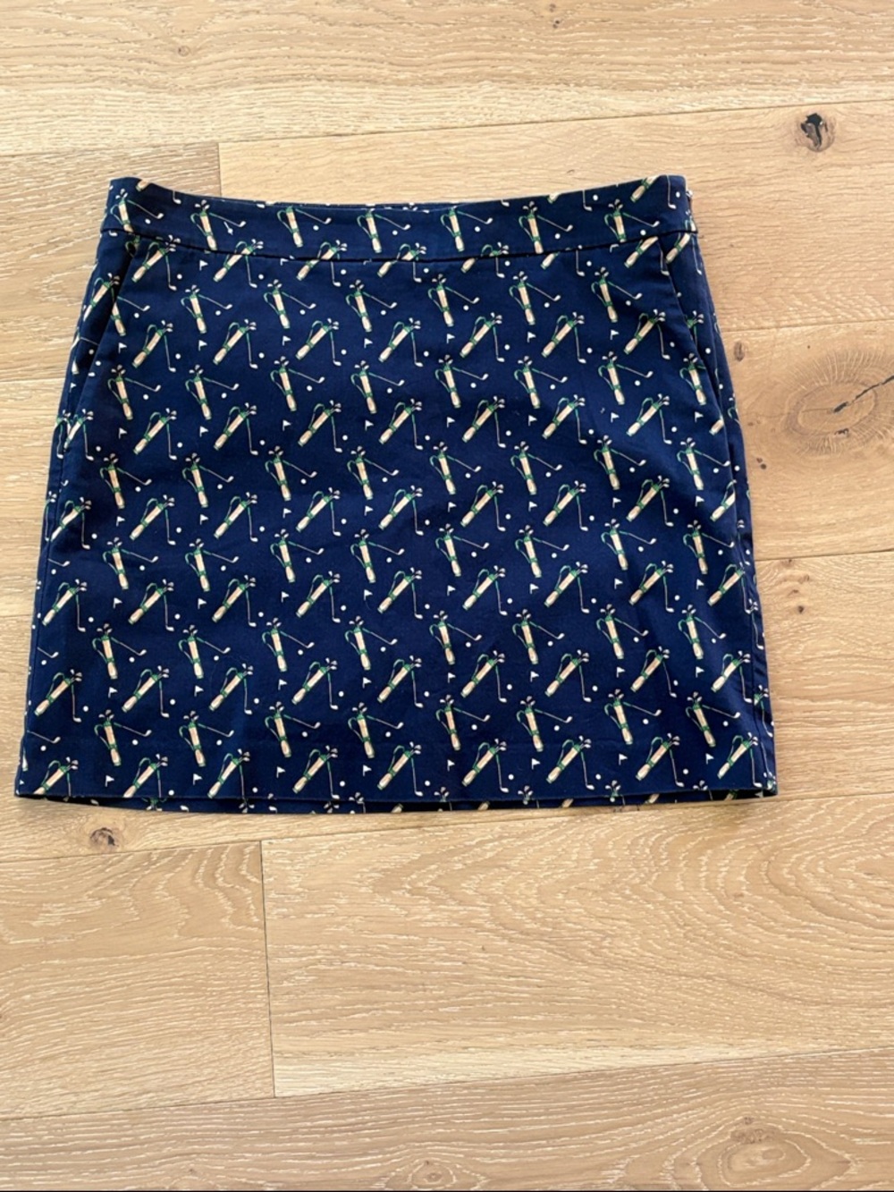 Women’s Ralph Lauren Golf Bag Print Skort Navy Sz 8